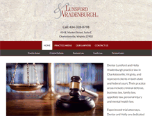 Tablet Screenshot of lunsford-law.com